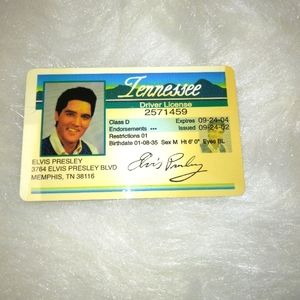 2002 Novelty Elvis souvenir from Graceland.